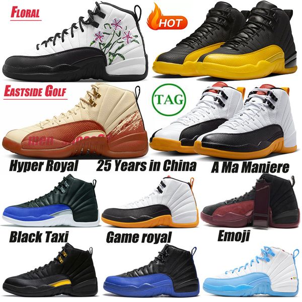 12 mens basketball shoes 12s men game royal floral eastside golf black taxi ov white trainers sports sneakers
12 mens basketball shoes 12s men game royal floral eastside golf black taxi ov white trainers sports sneakers