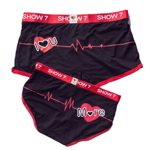 briefs panties couple panties modal underwear mid-waist breathable women's panties men boxer intimates underwear for lover's under, Red;black
briefs panties couple panties modal underwear mid-waist breathable women's panties men boxer intimates underwear for lover's under, Red;black