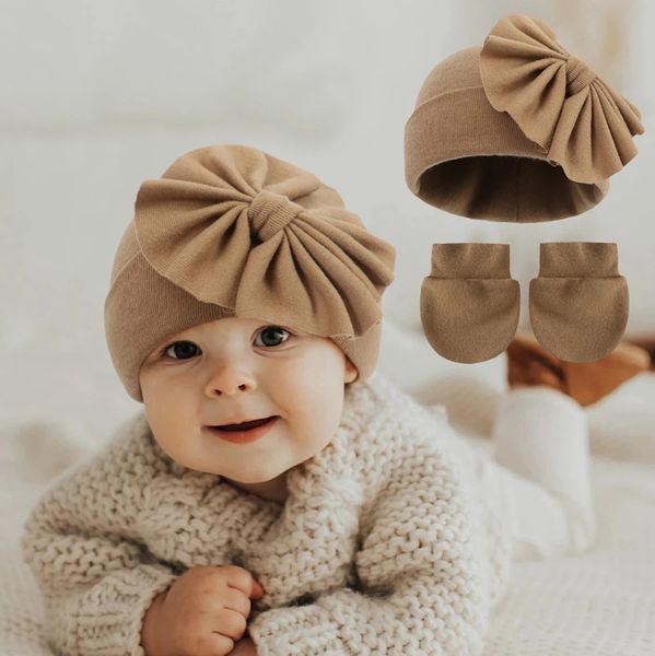 0-6m gloves & hat set newborn turban hat large bow beanie hat baby girls cute bonnet skullcap neonata prevent scratching, Blue;gray
0-6m gloves & hat set newborn turban hat large bow beanie hat baby girls cute bonnet skullcap neonata prevent scratching, Blue;gray