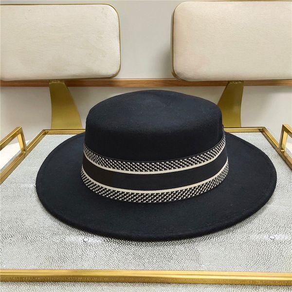 luxury designer wool hat brand fashion bucket hat black fedora hats for women flat wool fitted caps, Blue;gray
luxury designer wool hat brand fashion bucket hat black fedora hats for women flat wool fitted caps, Blue;gray
