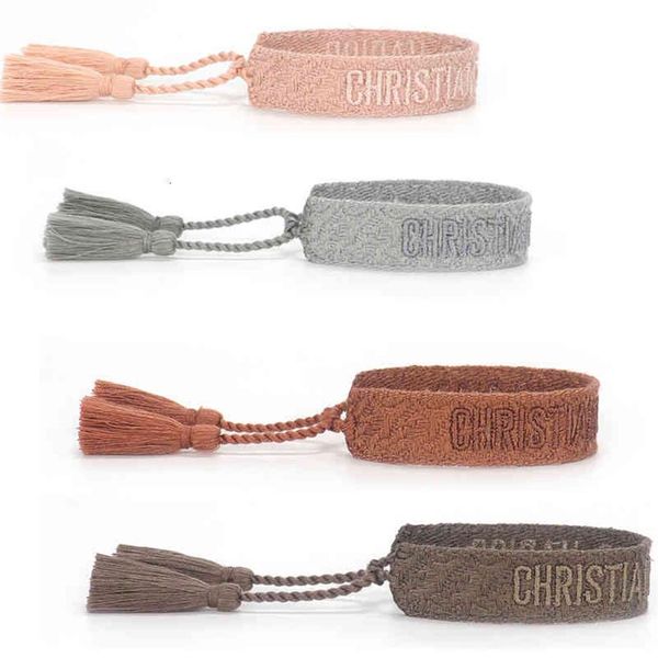 designer luxury fashion 2022 summer color women woven friendship bracelet pure cotton embroidery tassel handmade jewelry272h, Golden;silver
designer luxury fashion 2022 summer color women woven friendship bracelet pure cotton embroidery tassel handmade jewelry272h, Golden;silver