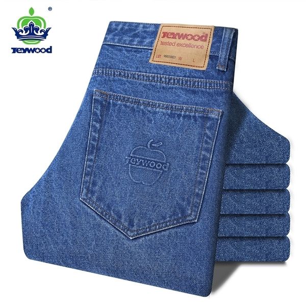 men's jeans jeywood brand classic 99%cotton men business spring autumn loose straight denim pants overalls trousers large size 40 42 22, Blue
men's jeans jeywood brand classic 99%cotton men business spring autumn loose straight denim pants overalls trousers large size 40 42 22, Blue