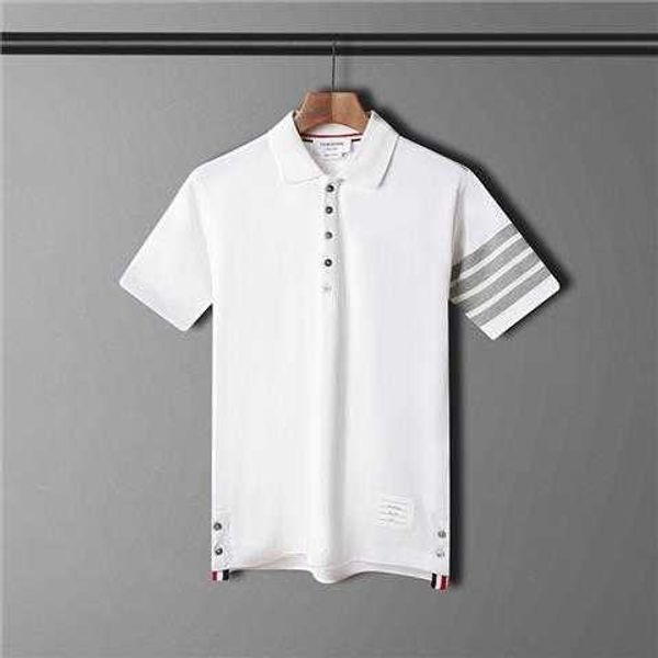 fashion mens designer t shirt thomes brownns womens short sleeved t-shirt men's and women's polo knitted stripe four bar lapel cas, White;black
fashion mens designer t shirt thomes brownns womens short sleeved t-shirt men's and women's polo knitted stripe four bar lapel cas, White;black