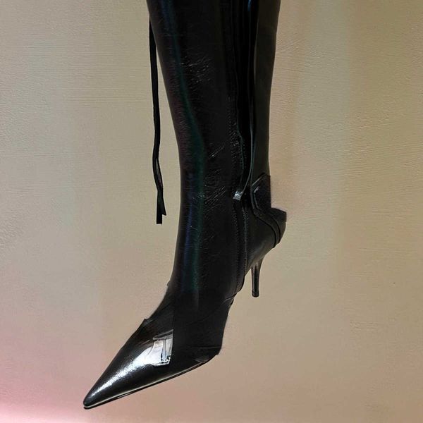 brand boots designer design shoes stiletto heel tall luxury stylish and versatile boots with pointed toes and high heels, Black
brand boots designer design shoes stiletto heel tall luxury stylish and versatile boots with pointed toes and high heels, Black