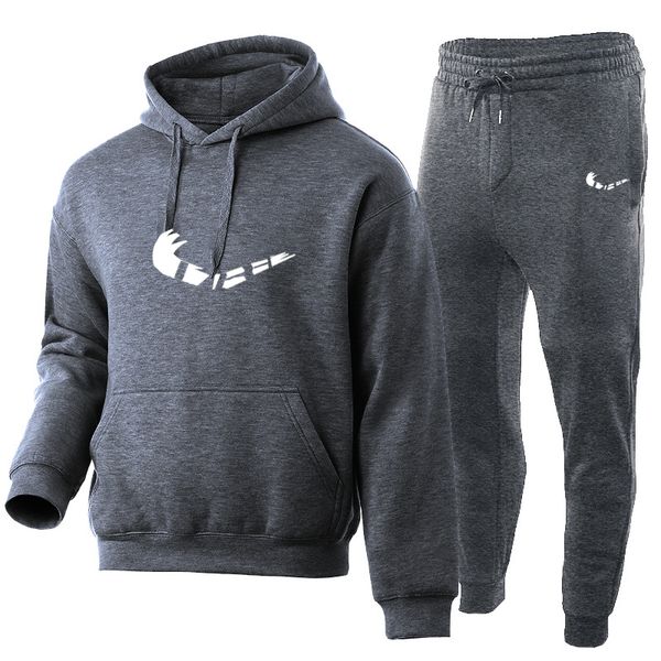 2022 men winter brand men's tracksuits sets hoodie pants jacket casual sweatshirt designer tech fleece set fashion street joggers sweat, Gray
2022 men winter brand men's tracksuits sets hoodie pants jacket casual sweatshirt designer tech fleece set fashion street joggers sweat, Gray