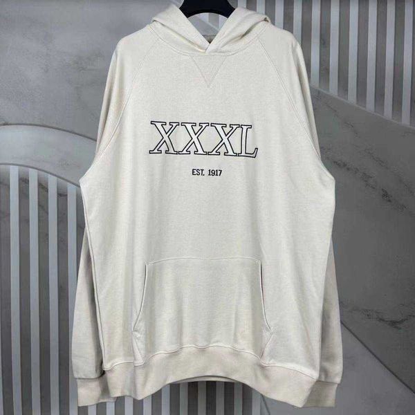 fashion brand hoodies embroidery xxxl classic letters casual hooded sweater for men and women gray balanciagas, Black
fashion brand hoodies embroidery xxxl classic letters casual hooded sweater for men and women gray balanciagas, Black