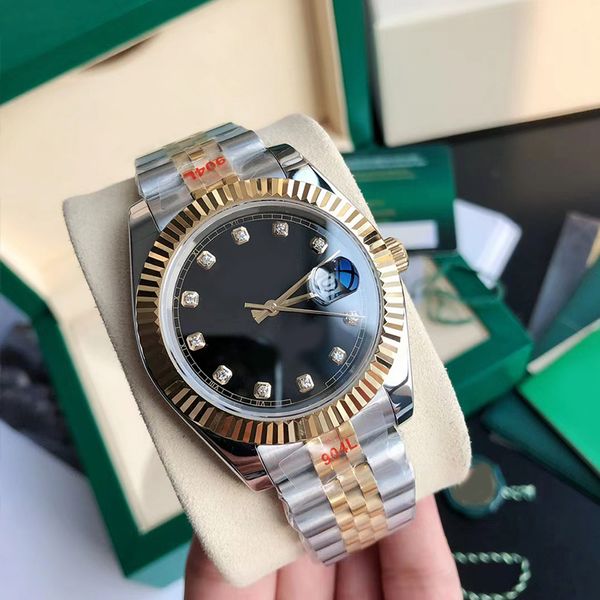 lovers mens watch 41mm dial automatic 2813 movement 36mm woman wristwatches 904l stainless steel sapphire mirror auto date ladies luminous w, Slivery;brown
lovers mens watch 41mm dial automatic 2813 movement 36mm woman wristwatches 904l stainless steel sapphire mirror auto date ladies luminous w, Slivery;brown