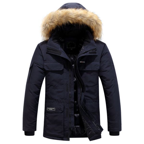 designer men's jacket down jacket winter fashion parka waterproof and windproof technology fabric thick chest embroidered shoulder belt, Black
designer men's jacket down jacket winter fashion parka waterproof and windproof technology fabric thick chest embroidered shoulder belt, Black