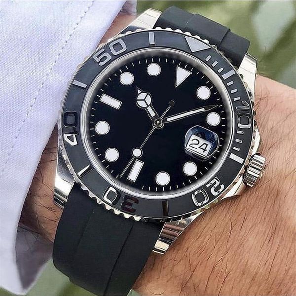 luxury fashion 43mm premium men watch black dial rubber strap 2813 automatic movement classic mens watches ceramic bezel premi305r, Slivery;brown
luxury fashion 43mm premium men watch black dial rubber strap 2813 automatic movement classic mens watches ceramic bezel premi305r, Slivery;brown