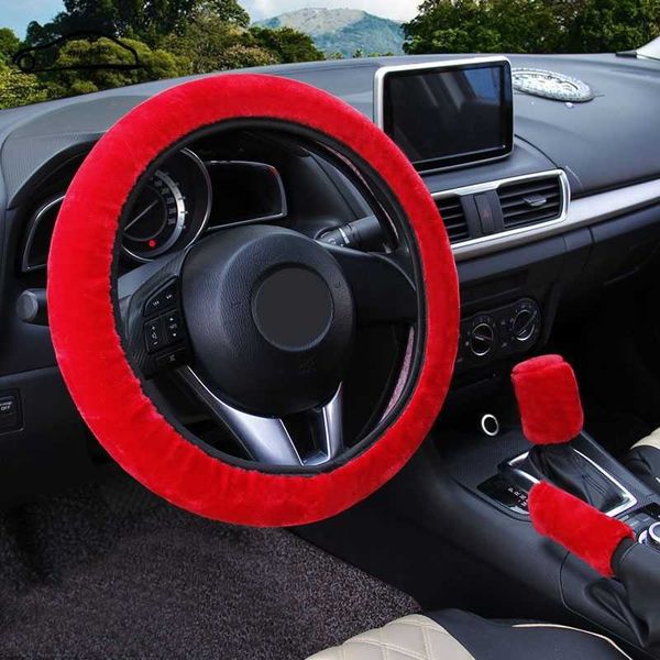 steering wheel covers winter steering wheel cover handbrake cover car automatic covers warm super thick plush gear shift collar t221108
steering wheel covers winter steering wheel cover handbrake cover car automatic covers warm super thick plush gear shift collar t221108