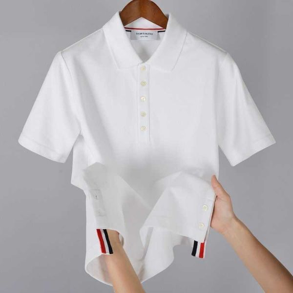 fashion designer thomes brownns t-shirt 320g cotton solid color beads tb men's short sleeved polo shirt lapel t-shirt business casual, White;black
fashion designer thomes brownns t-shirt 320g cotton solid color beads tb men's short sleeved polo shirt lapel t-shirt business casual, White;black