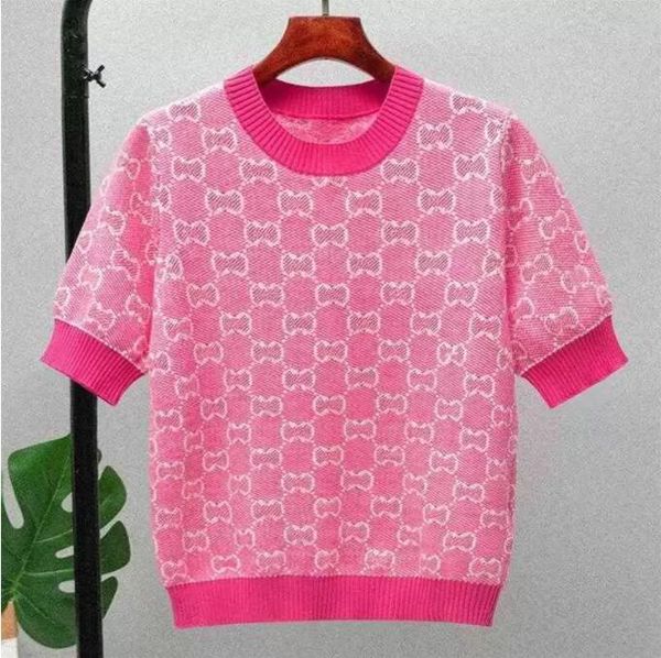 2022gg summer women's knits short sleeve crew neck pullover red blue print brand same style fashion luxury womens clothes, White
2022gg summer women's knits short sleeve crew neck pullover red blue print brand same style fashion luxury womens clothes, White