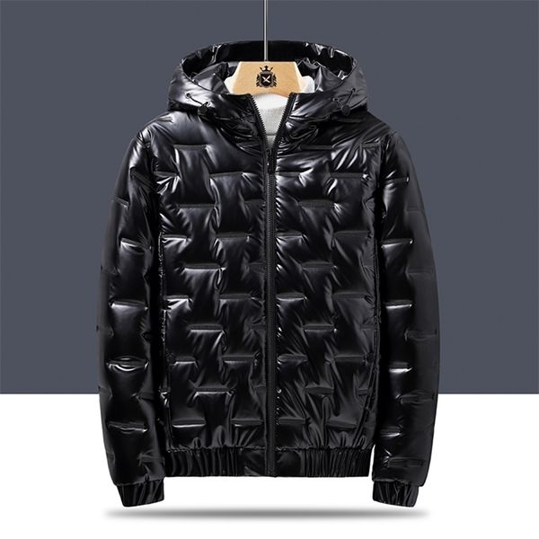 men's down parkas winter jackets men bright parka thickened warm waterproof male coats 221108, Black
men's down parkas winter jackets men bright parka thickened warm waterproof male coats 221108, Black
