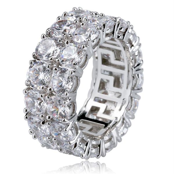 hip hop iced out copper gold silver color plated micro pave cz stone 2 row round ring men women charm jewelry2498
hip hop iced out copper gold silver color plated micro pave cz stone 2 row round ring men women charm jewelry2498