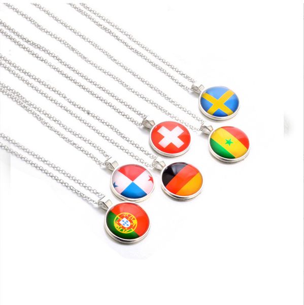 souvenirs pendant necklaces men and womem flags pendants soccer fans gifts, Silver
souvenirs pendant necklaces men and womem flags pendants soccer fans gifts, Silver