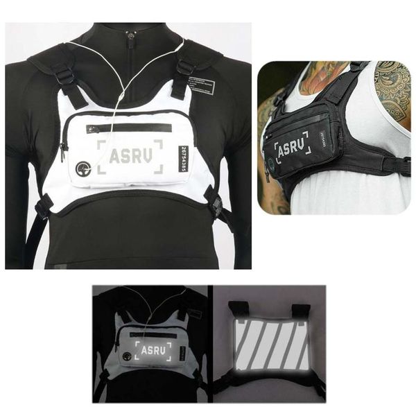 chest rig bags tactical vest harness front pack pouch holster hip hop streetwear men functional sport outdoor reflective strip waist ba266b
chest rig bags tactical vest harness front pack pouch holster hip hop streetwear men functional sport outdoor reflective strip waist ba266b