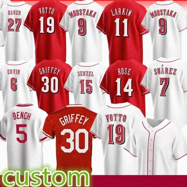 cincinnati baseball jersey 19 joey votto custom 5 johnny bench 7 eugenio suarez reds 14 pete rose barry larkin 30 ken griffey jr chris sabo, Black
cincinnati baseball jersey 19 joey votto custom 5 johnny bench 7 eugenio suarez reds 14 pete rose barry larkin 30 ken griffey jr chris sabo, Black