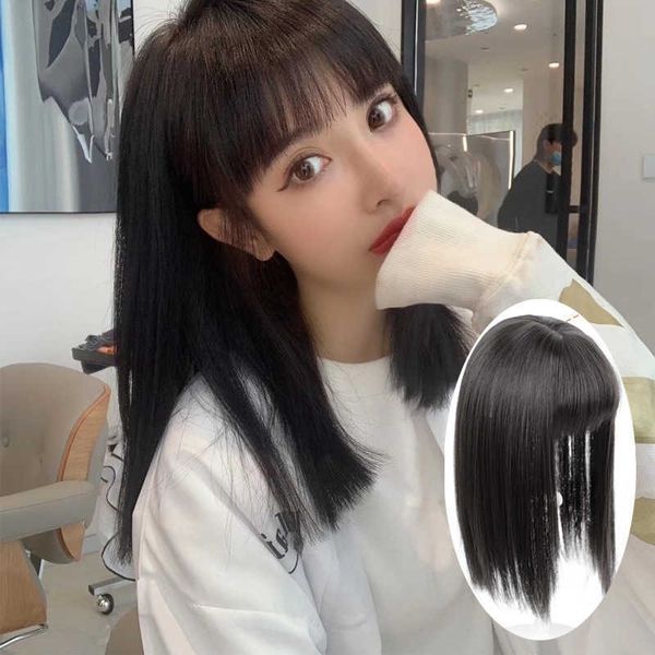 hair lace wigs female simulated nature on the head a piece of white concealing invisible hair patch, Black
hair lace wigs female simulated nature on the head a piece of white concealing invisible hair patch, Black