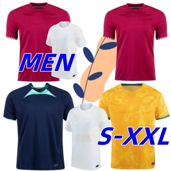 2022 qatar australias soccer jerseys 2023 camisetas de futbol 22 23 home away men football shirt uniform national team uniform, Black;yellow
2022 qatar australias soccer jerseys 2023 camisetas de futbol 22 23 home away men football shirt uniform national team uniform, Black;yellow