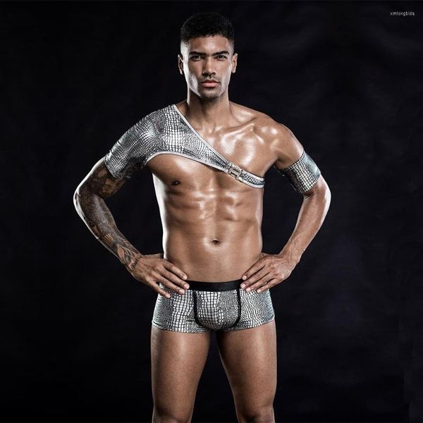 underpants men boxer briefs nightclub bar role play performance snakeskin uniform gay homo, Black;white 
underpants men boxer briefs nightclub bar role play performance snakeskin uniform gay homo, Black;white