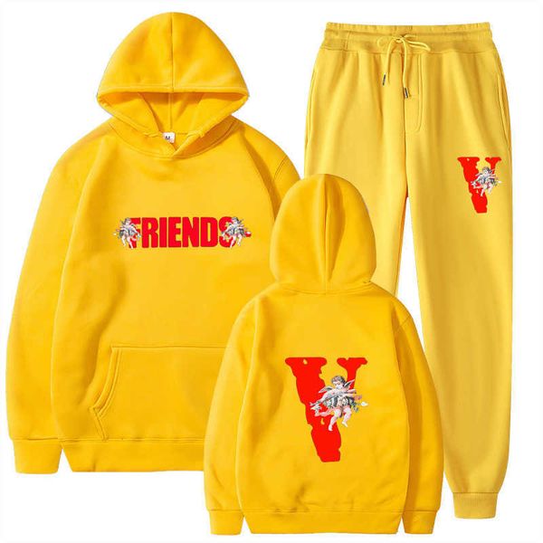 men's hoody vlo one fashion designer winter leisure friends angel loose hoodie suit women sweater cotton terry pullover friends long sl, Black
men's hoody vlo one fashion designer winter leisure friends angel loose hoodie suit women sweater cotton terry pullover friends long sl, Black