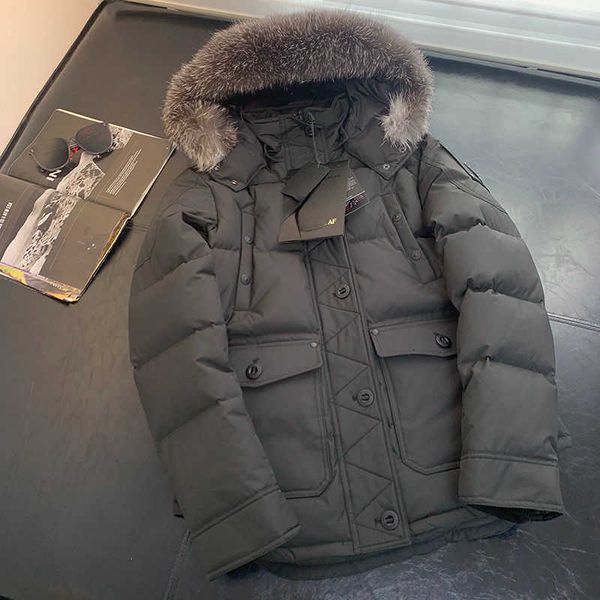 moos men's and women's down jackets designer fox plush warm coat luxury brand parkas snow winter down coat, Black
moos men's and women's down jackets designer fox plush warm coat luxury brand parkas snow winter down coat, Black