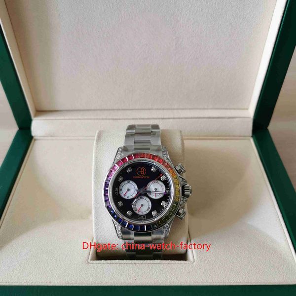 better version mens watch 40mm cosmograph 116599 rbow 904l steel diamond gem beze watches chronograph cal.4130 movement mechanical automatic, Slivery;brown
better version mens watch 40mm cosmograph 116599 rbow 904l steel diamond gem beze watches chronograph cal.4130 movement mechanical automatic, Slivery;brown