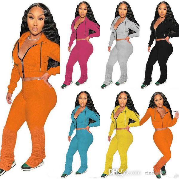 fall sportswear women tracksuits fashion zipper hooded sweater crop stacked pants suit sports outfits 2 pieces set xxl, Gray
fall sportswear women tracksuits fashion zipper hooded sweater crop stacked pants suit sports outfits 2 pieces set xxl, Gray