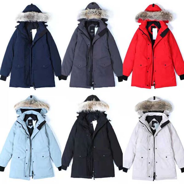 real wolf coyote fur winter womens cg canadian trilliums parka goose down jackets quality coat thick wind waterproof fushion fit, Black
real wolf coyote fur winter womens cg canadian trilliums parka goose down jackets quality coat thick wind waterproof fushion fit, Black