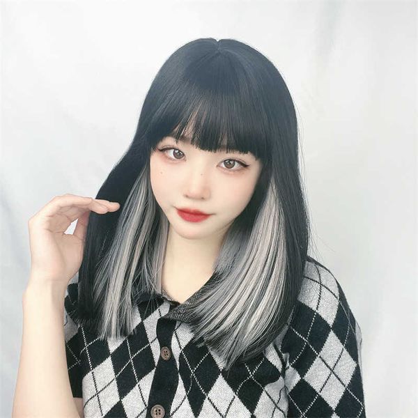 hair lace wigs hanging ear dyed wig female spring and summer short straight hair bobo head clavicle black gray gradually changing color anch
hair lace wigs hanging ear dyed wig female spring and summer short straight hair bobo head clavicle black gray gradually changing color anch