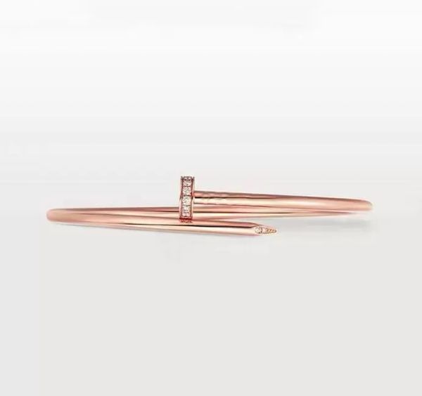 3mm thin nail bracelet designer cuff bracelets luxury jewelry screw bracelets fashion women men love gift size 17 19 no box, White
3mm thin nail bracelet designer cuff bracelets luxury jewelry screw bracelets fashion women men love gift size 17 19 no box, White