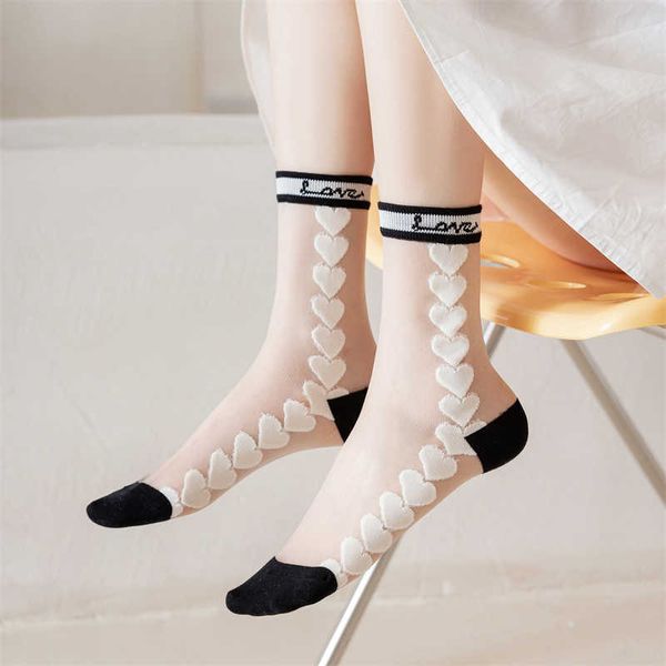 socks hosiery women socks cute 2022 fashion heart shape new japanese style summer thin long transparent socks female casual breathable cotto, Black;white
socks hosiery women socks cute 2022 fashion heart shape new japanese style summer thin long transparent socks female casual breathable cotto, Black;white