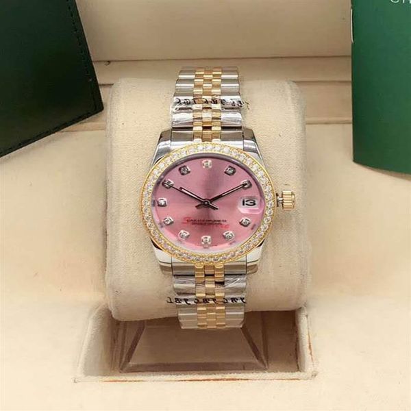 gold fashion 31mm sapphire ladies dress pink watches mechanical automatic scan date womens watch stainless steel brac315y, Slivery;brown
gold fashion 31mm sapphire ladies dress pink watches mechanical automatic scan date womens watch stainless steel brac315y, Slivery;brown
