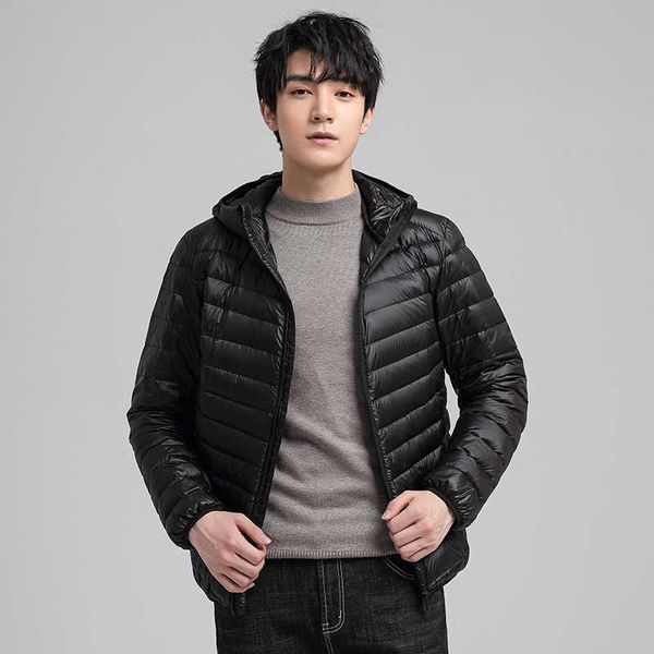 autumn and winter new men's light and thin short trend casual cold proof down jacket men, Black
autumn and winter new men's light and thin short trend casual cold proof down jacket men, Black