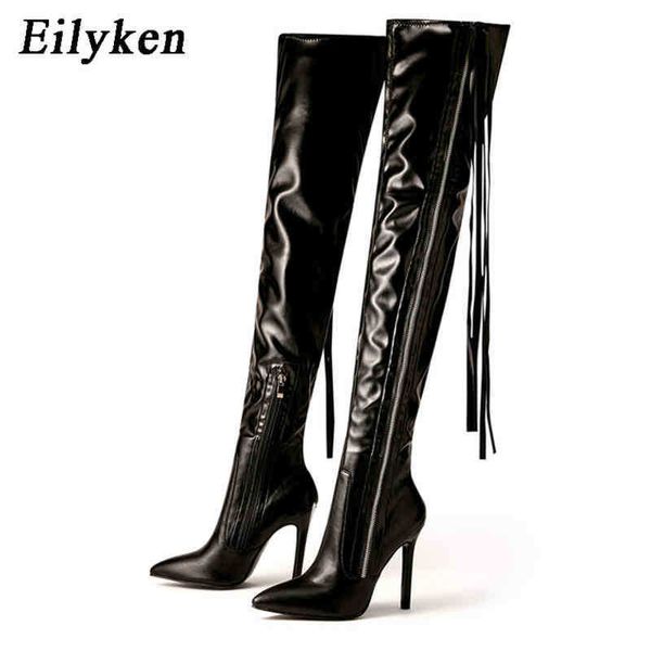 boots eilyken new fashion tassel designer thigh high shoes women pointed toe zip over the knee boots stiletto heels size 35 42 220913, Black
boots eilyken new fashion tassel designer thigh high shoes women pointed toe zip over the knee boots stiletto heels size 35 42 220913, Black