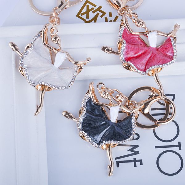 rhinestone ballet girl cartoon keychain pendant alloy bag car jewelry keychains accessories diamond creative gift, Silver
rhinestone ballet girl cartoon keychain pendant alloy bag car jewelry keychains accessories diamond creative gift, Silver
