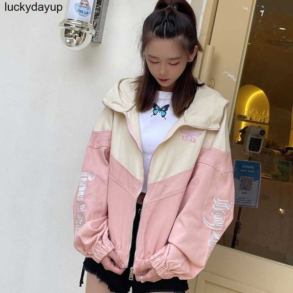 men's jackets new designer winter men's women's boys coat embroidery stand collar pink splice fashion streetwear jacket, Black;brown
men's jackets new designer winter men's women's boys coat embroidery stand collar pink splice fashion streetwear jacket, Black;brown