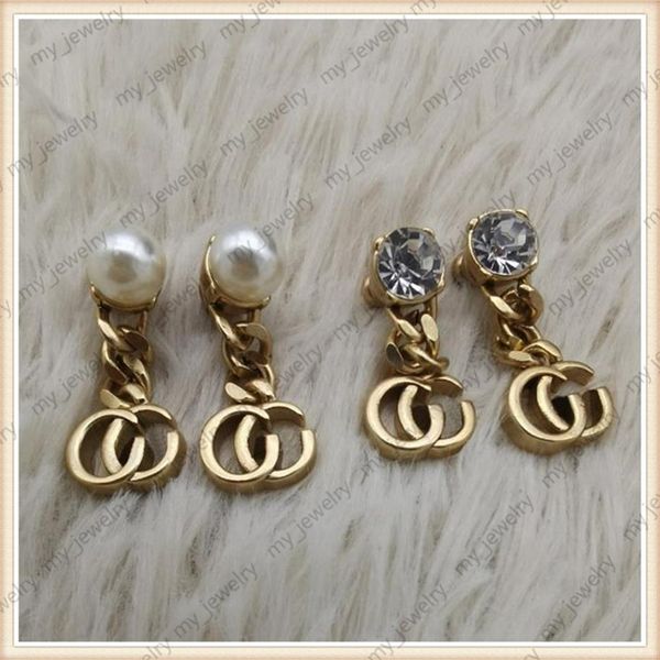 4 style fashion womens designers earrings double g earing for women crystal ear stud highly quality luxurys earrings brands gold e259z, Golden;silver
4 style fashion womens designers earrings double g earing for women crystal ear stud highly quality luxurys earrings brands gold e259z, Golden;silver