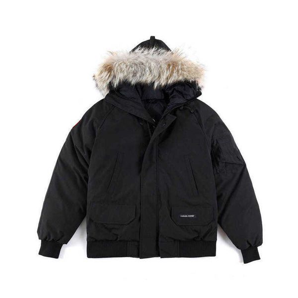 winter canada style new 90 white goose down couple jacket women men's loose large fur collar embroidered coat warm, Black
winter canada style new 90 white goose down couple jacket women men's loose large fur collar embroidered coat warm, Black