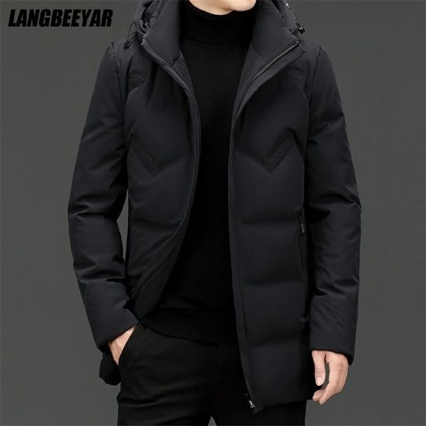men's down parkas high end brand casual fashion long 90% mens duck jacket with hood black windbreaker puffer coats winter clothes 22110
men's down parkas high end brand casual fashion long 90% mens duck jacket with hood black windbreaker puffer coats winter clothes 22110