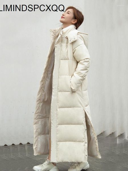 women's fur women's trench coats 2022 x-long hooded down cotton winter coat women casual thick parkas fashion jacket warm outwear, Black
women's fur women's trench coats 2022 x-long hooded down cotton winter coat women casual thick parkas fashion jacket warm outwear, Black