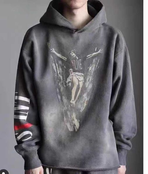 men's hoody fashion designer high street hoodies men women sweaters branded washed vintage cotton terry pullover friends long sleeve, Black
men's hoody fashion designer high street hoodies men women sweaters branded washed vintage cotton terry pullover friends long sleeve, Black