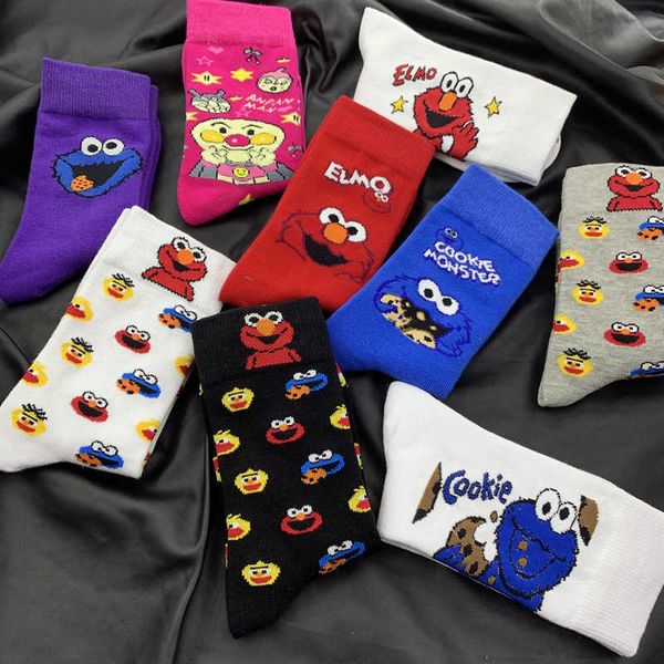 socks hosiery sesame street cartoon cosplay socks cookie monster novelty funny cute kawaii women sock winter comfortable cotton socks t22110, Black;white
socks hosiery sesame street cartoon cosplay socks cookie monster novelty funny cute kawaii women sock winter comfortable cotton socks t22110, Black;white