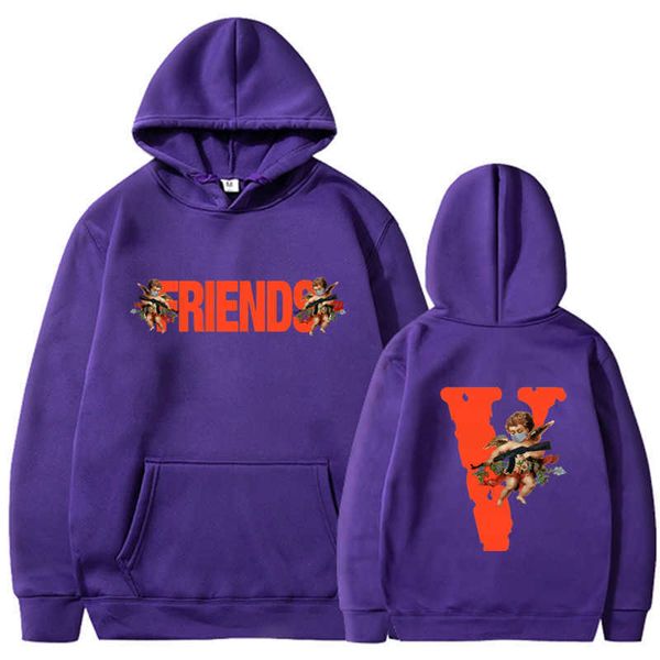 men's hoody vlo one fashion designer leisure friends angel sweater loose hoodie men women cotton terry pullover friends long sleeve d0r, Black
men's hoody vlo one fashion designer leisure friends angel sweater loose hoodie men women cotton terry pullover friends long sleeve d0r, Black