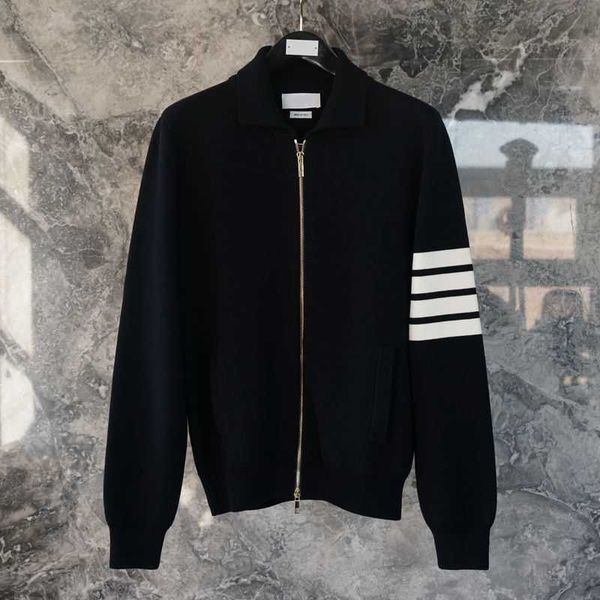men's spring new tb jacket and women's same style mens slim lapel four stripes wool knitted coat trend jackets thin shirt coat d0c, Black;brown
men's spring new tb jacket and women's same style mens slim lapel four stripes wool knitted coat trend jackets thin shirt coat d0c, Black;brown