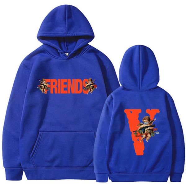 men's hoody vlo one fashion designer leisure friends angel sweater loose hoodie men women cotton terry pullover friends long sleeve d0r, Black
men's hoody vlo one fashion designer leisure friends angel sweater loose hoodie men women cotton terry pullover friends long sleeve d0r, Black