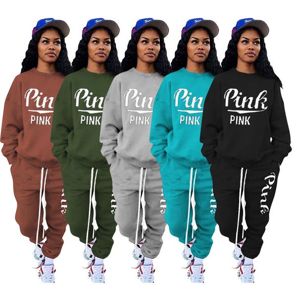 2022 brand designer women letter tracksuits winter fall fleece pullover two piece set casual hoodies pants crew neck sports suit fashion lon, Gray
2022 brand designer women letter tracksuits winter fall fleece pullover two piece set casual hoodies pants crew neck sports suit fashion lon, Gray