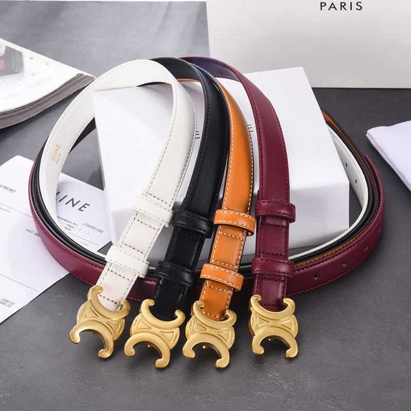 celins belt thin waist copper buckle women's head leather closing triumphal arch versatile net red trend, Black;brown
celins belt thin waist copper buckle women's head leather closing triumphal arch versatile net red trend, Black;brown