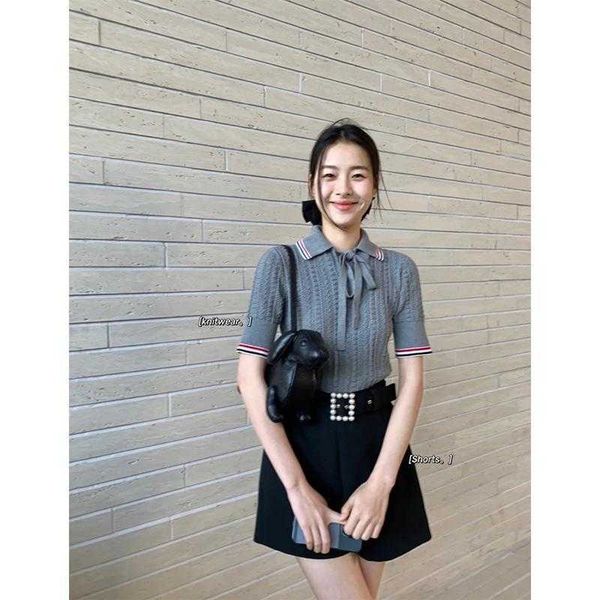 fashion designer thomes brownns t-shirt tb knitted lapel polo shirt women slim short sleeved t-shirt pure small summer letter print, White;black
fashion designer thomes brownns t-shirt tb knitted lapel polo shirt women slim short sleeved t-shirt pure small summer letter print, White;black