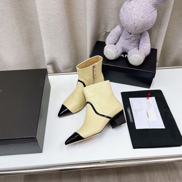 2023 luxury designer boots double g splicing leather shoes autumn winter martin boot ladies ankle cowskin shoe fashion camfort booties with, Black
2023 luxury designer boots double g splicing leather shoes autumn winter martin boot ladies ankle cowskin shoe fashion camfort booties with, Black